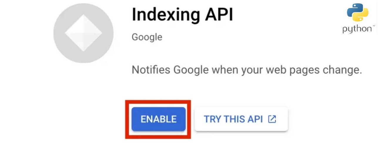 Google Indexing API with Python