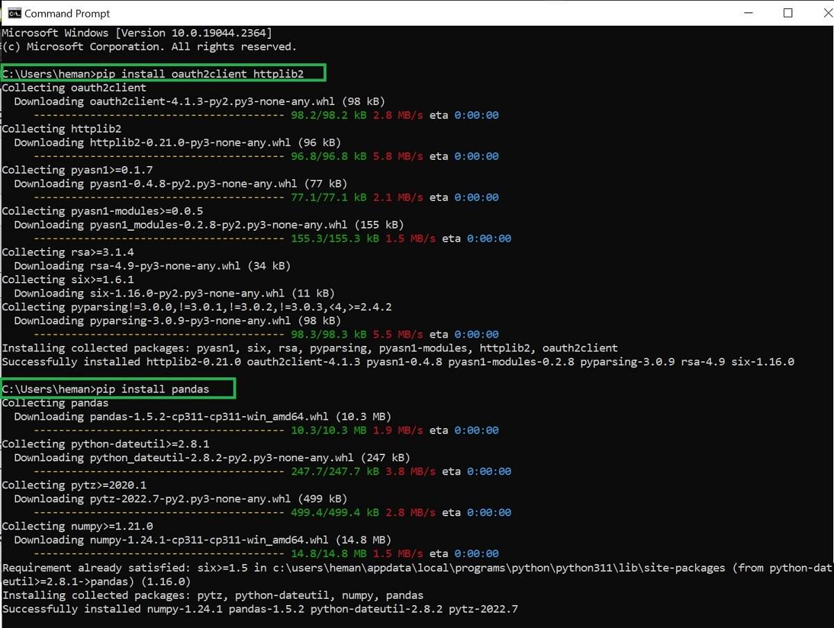How To Bulk Index URLs To Google 17 Install Python Libraries Google Indexing API
