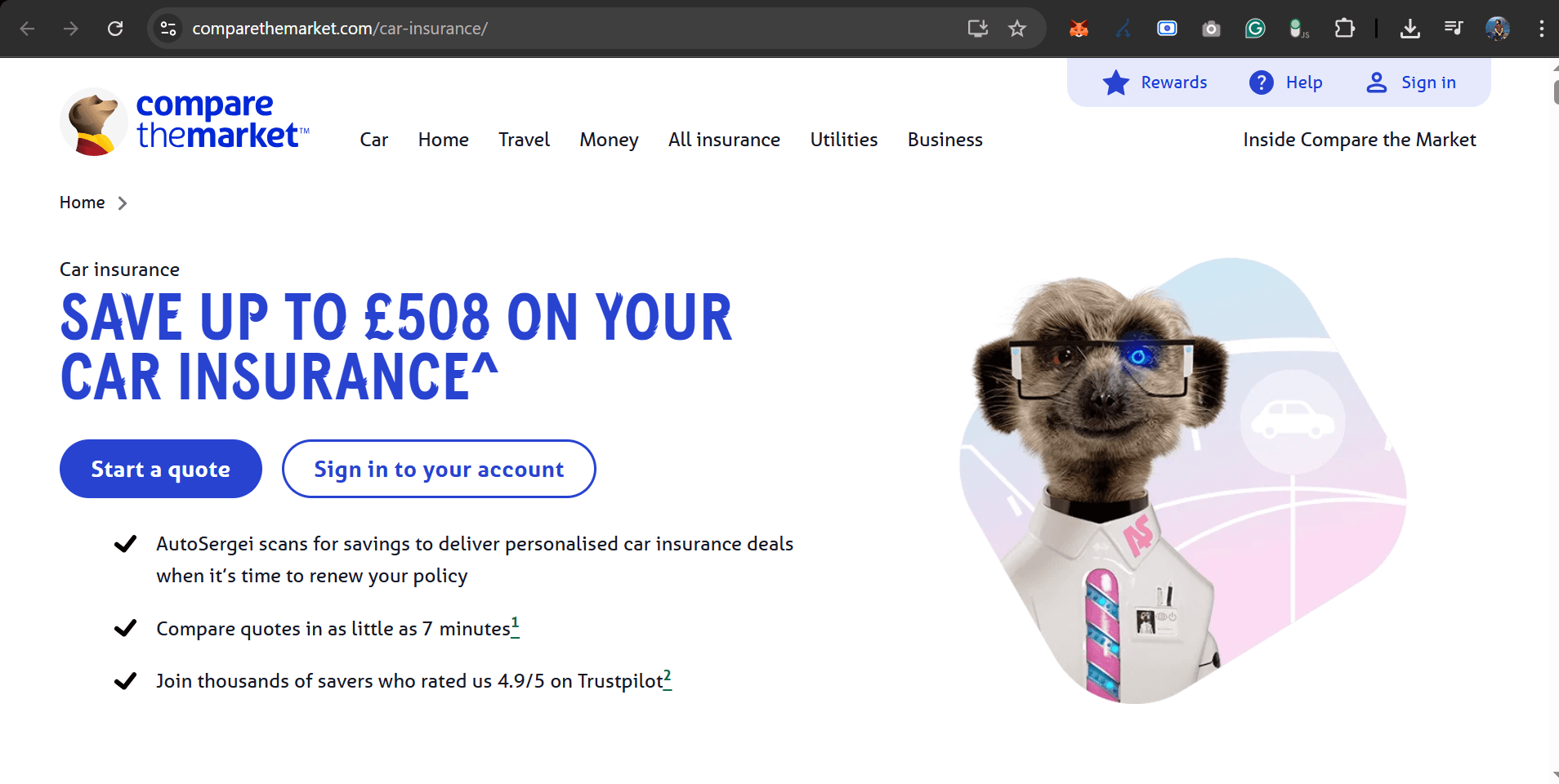 car insurance seo